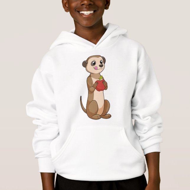 Meerkat med Apple T Shirt (Framsida)