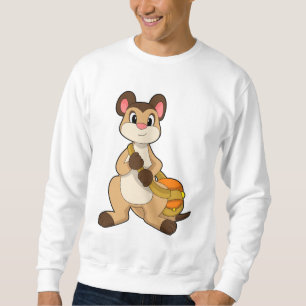 Meerkat med Bag Lång Ärmad Tröja