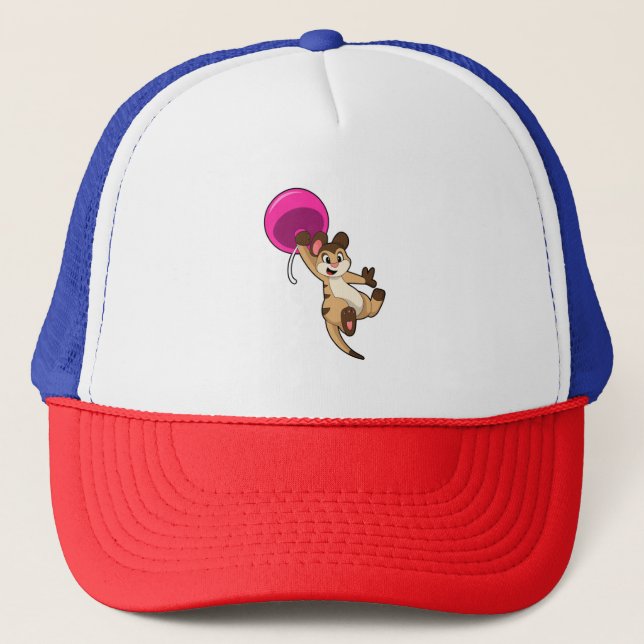 Meerkat med Balloon Keps (Framsida)