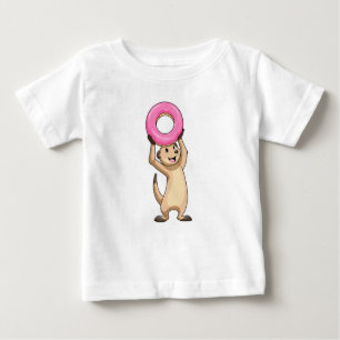 Meerkat med Donut T Shirt