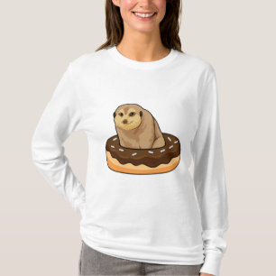 Meerkat med Donut T Shirt