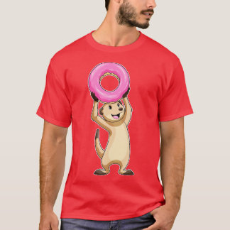 Meerkat med Donut T Shirt