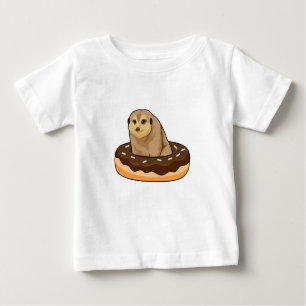 Meerkat med Donut T Shirt
