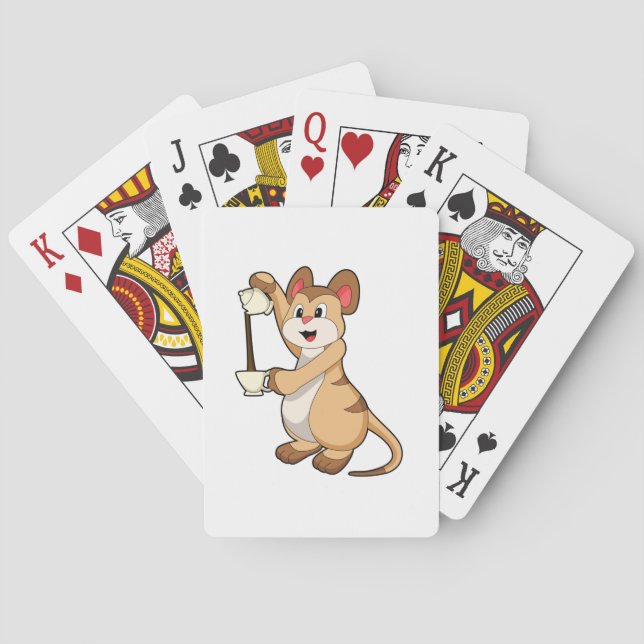 Meerkat med kaffe- och kaffekanna.PNG Casinokort (Baksidan)