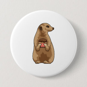 Meerkat med Muffin Knapp