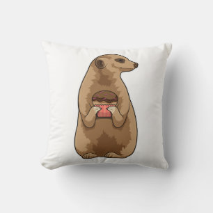 Meerkat med Muffin Kudde