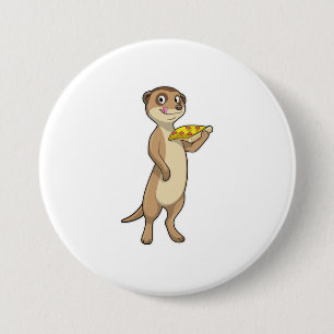 Meerkat med Pizza Knapp