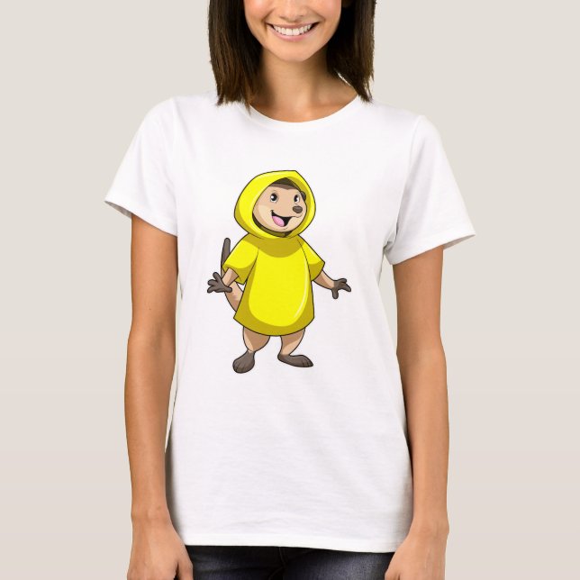 Meerkat med Rainrock T Shirt (Framsida)