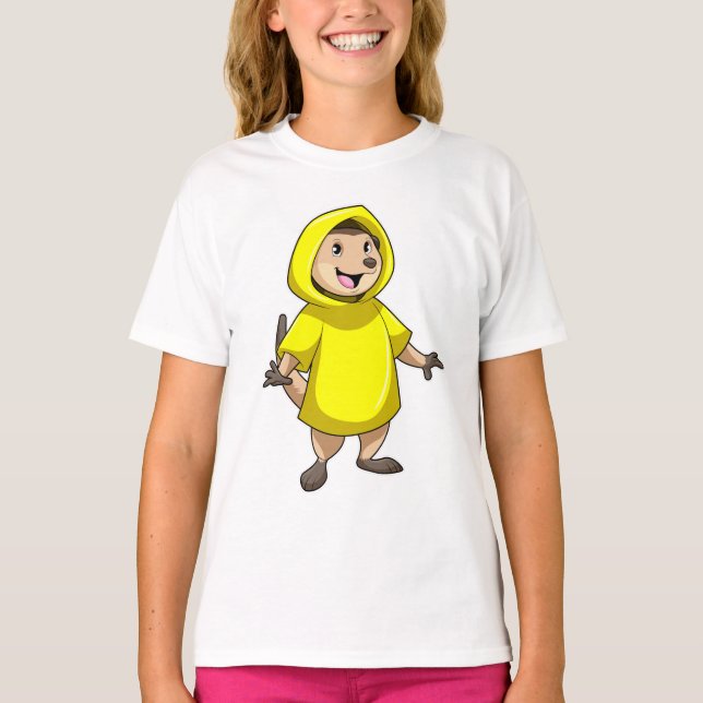 Meerkat med Rainrock T Shirt (Framsida)
