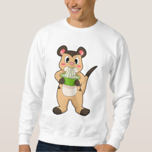 Meerkat med Ramen Lång Ärmad Tröja