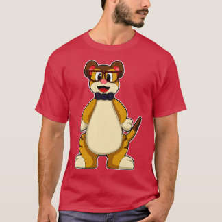 Meerkat med Tie Glasses T Shirt