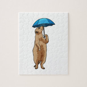 Meerkat med Umbrella Pussel