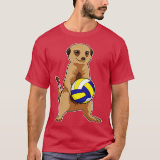 Meerkat med Volleyball T Shirt