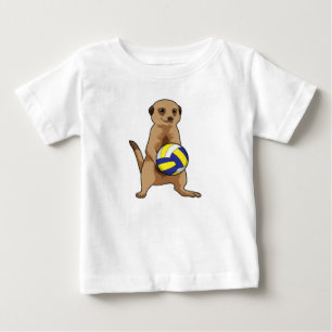 Meerkat med Volleyball T Shirt