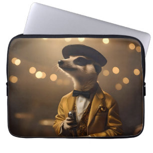"Meerkat Moonlight: En Crooner's Serenad" Laptop Fodral
