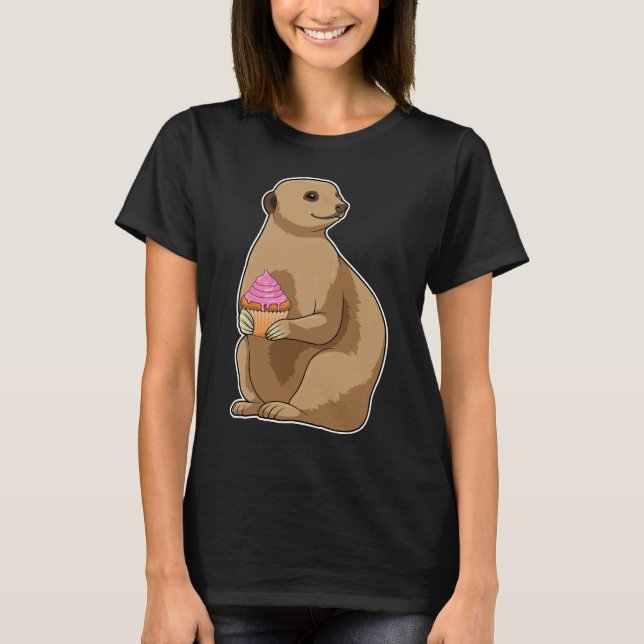 Meerkat Muffin T Shirt (Framsida)