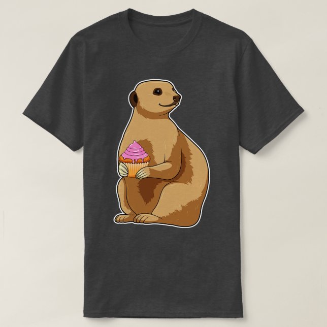 Meerkat Muffin T Shirt (Design framsida)