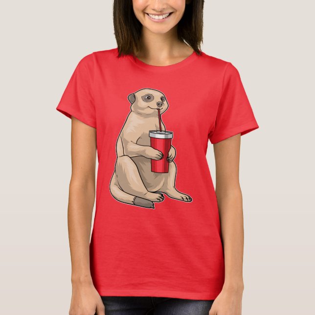 Meerkat Mugg T Shirt (Framsida)