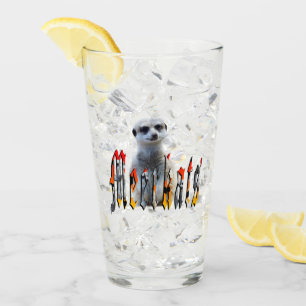 Meerkat och Meerkats Bild Logotyp Glaskopp