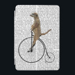 Meerkat på Black Penny Farthing iPad Mini Skydd<br><div class="desc">Children's</div>