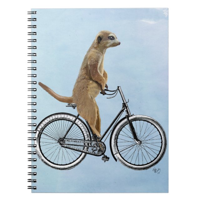 Meerkat på cykel 2 anteckningsbok (Framsidan)