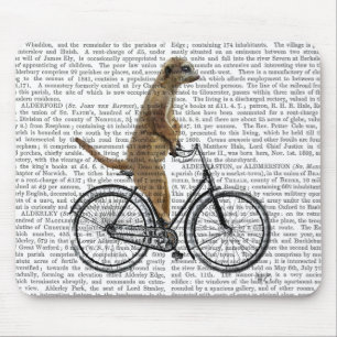 Meerkat på cykel musmatta