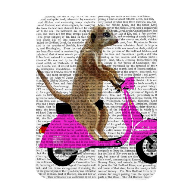 Meerkat på Rosa Moped Magnet (Vertikal)