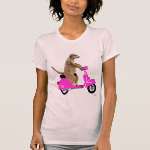 Meerkat på Rosa Moped Tröja