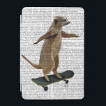 Meerkat på Skateboard 2 iPad Mini Skydd<br><div class="desc">Children's</div>