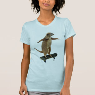 Meerkat på Skateboard 2 T-shirt