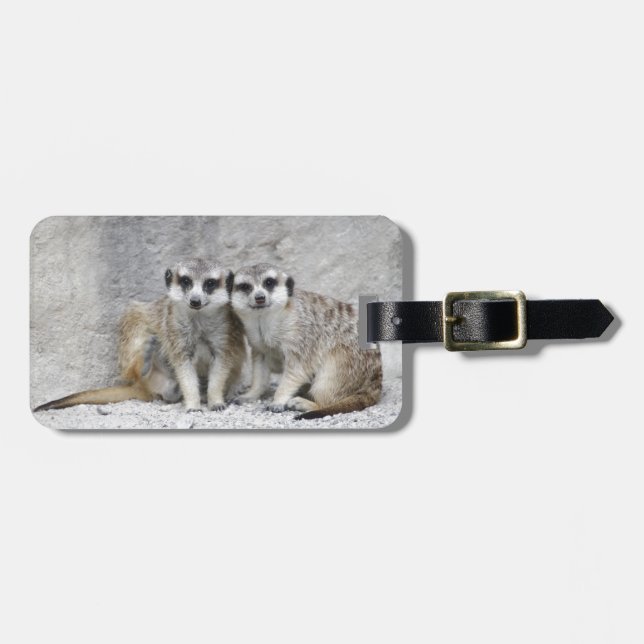 Meerkat-pair Bagagebricka (Horisontell Framsida)