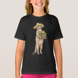 Meerkat Påsk Påskägg Bonde T Shirt