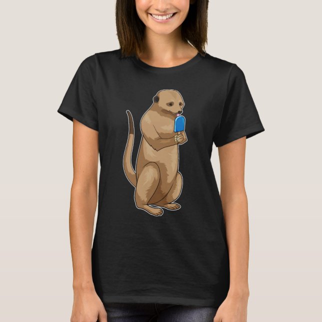 Meerkat Popsicle T Shirt (Framsida)