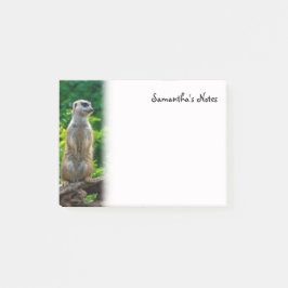 Meerkat Post-it Notes Block