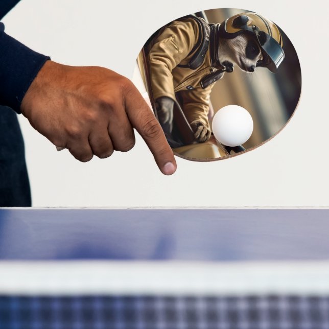 Meerkat Professionell Tävla Car Driver, Pingisracket (Insitu)