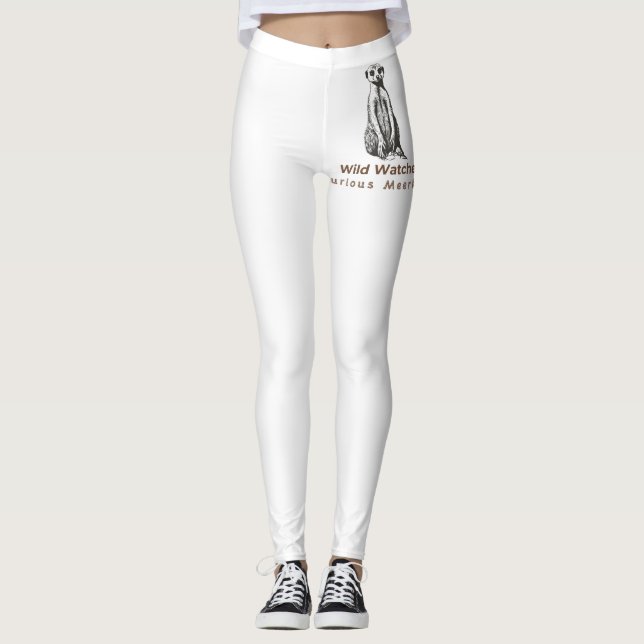 meerkat roligt leggings (Framsida)