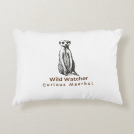 meerkat roligt prydnadskudde