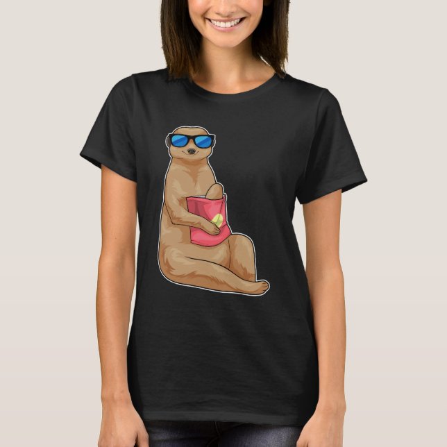 Meerkat Shopping bag T Shirt (Framsida)