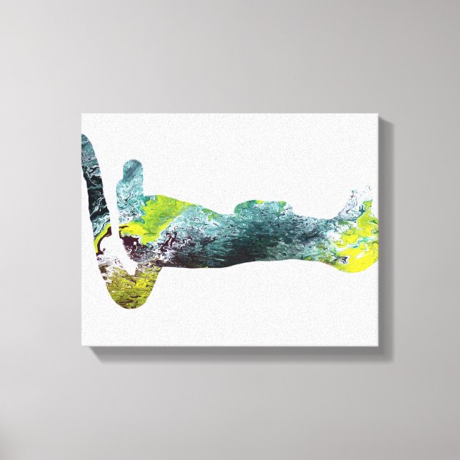 Meerkat silhouette canvastryck (Framsida)