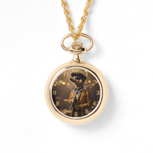 Meerkat Sinatra, Dam Necklace Watch Armbandsur
