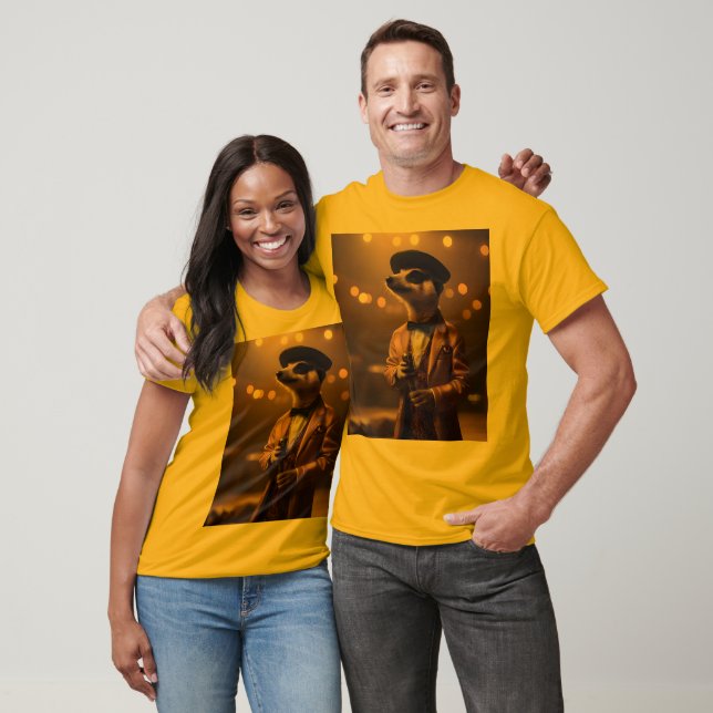 Meerkat Sinatra T Shirt (Unisex)