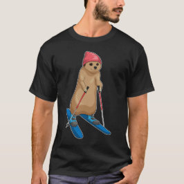 Meerkat Skier Ski T Shirt