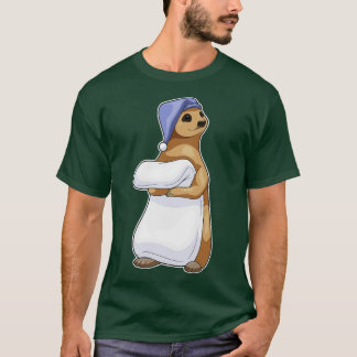 Meerkat Sleeping Nightcap T Shirt