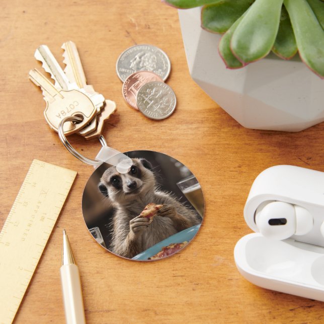 Meerkat Sneaky Lunchtime Nyckelring (Skrivbord)