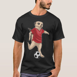 Meerkat Soccer-spelare T Shirt