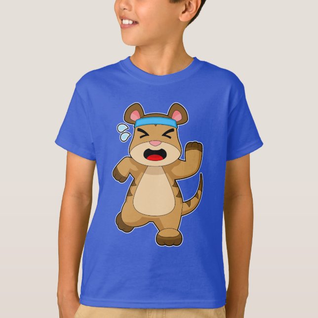 Meerkat Springer Running Sports T Shirt (Framsida)