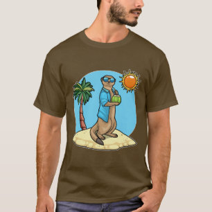 Meerkat Summer Coconut T Shirt