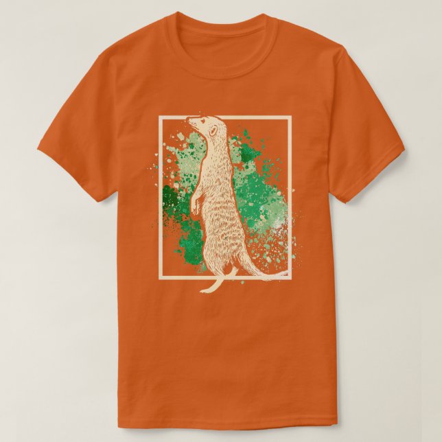 Meerkat Suricate T Shirt (Design framsida)