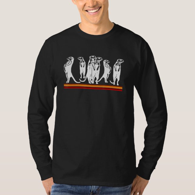 Meerkat Surikate Animal Afrika 5 T Shirt (Framsida)