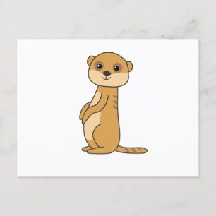 Meerkat Sweet Animals for Children Vykort